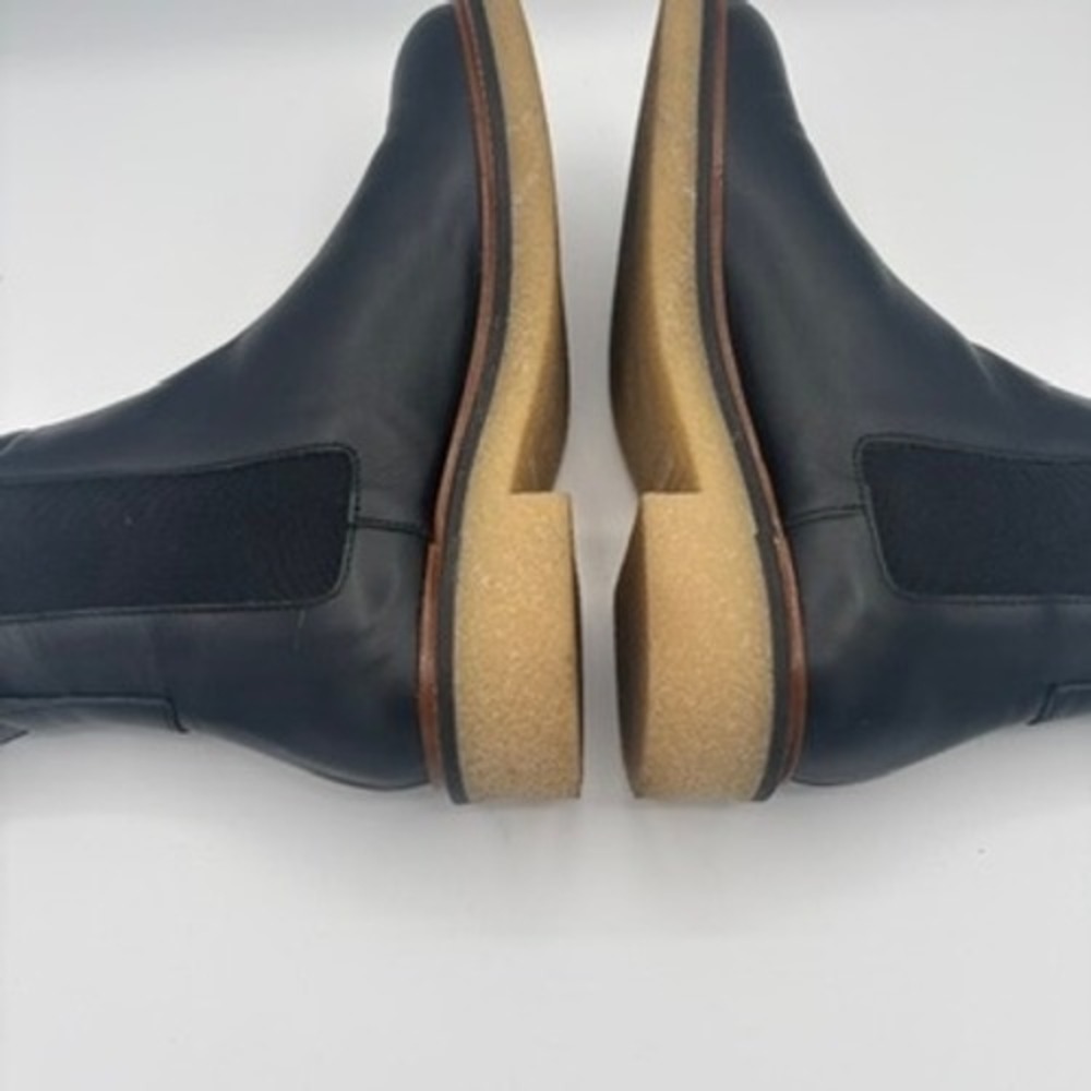Everlane Chelsea Boot Women Sz 5 Black Leather Italian Made Classic Ankle Boot - Picture 7 of 14